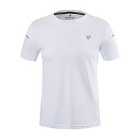 Men's Fitness Short Sleeve Top Summer New Style Breathable Fast Dry Tight-Fitting Clothes Sports Blouse Tops M-4XL