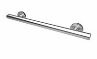 Lifeline Straight Plateau Grab Bar - Home Mobility Aid | Brushed Nickel | 24 Inch