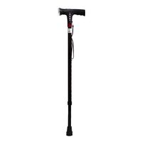HWCP.CP Smart Cane Telescopic with Light Outdoor Trekking Pole Multi-Function Old Crutches (Charging),Onefoot