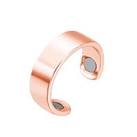 1.NO Elegant Copper Magnetic Therapy - Women's Wollet Pure Copper Magnetic Therapy Ring for Arthritis relieves Carpal Tunnel with 2 Strong Magnets (Rose Gold)