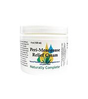 Peri-Menopause Relief Cream 4 oz. Jar | Non-GMO | Paraben-Free | Unscented | Gluten-Free | Made in The USA