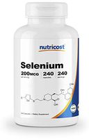 Nutricost Selenium 200mcg, 240 Veggie Capsules, Non-GMO, Gluten Free L-Selenomethionine