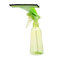 RollingBronze 2-in-1 Shower Squeegee with Spray Bottle Glass Wiper Scraper for Cleaning Shower Doors Mirror Bathroom Window Car Glass