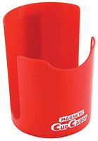 Master Magnetics Magnetic Cup Caddy, 3.25" Inner Diameter, 4.625" Height, Red, 07582