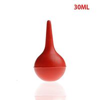Pink-day 30/60/90/120ml Laboratory Tool Rubber Suction Ear Washing Syringe Squeeze Bulb 1Pc (30 mL)
