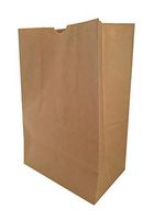 Duro Heavy Duty Kraft Brown Paper Barrel Sack Bag, 57 Lbs Basis Weight, 12 x 7 x 17, 50 Ct/Pack, 50 Pack