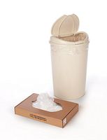 38" x 60" x 17 Micron 55 to 60 Gallon Clear Plastic High Density Trash Can Liners (Case of 200)