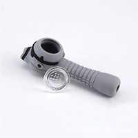 JYH-U Unique, Safe and Durable Pipe, Handmade Pipe with Bowl 6.7in (Color : Gray)