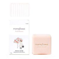 Mamaforest Non-Irritant, Skin Soothing, Eco-Friendly, Zero Waste, Plastic Free Dishwash Soap Bar with Coconut Oil, Argan Oil, Sugar & Salt | Natural Dish Bar w/Silicone Tray