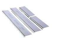 Nicebee 4pcs Stainless Steel Door Front & Rear Sill Entry Guard Bars Protection For Jeep Grand Cherokee 2011-2016 With Jeep Logo