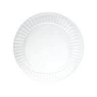 Party Essentials N94022 Deluxe Hard Plastic Round Plate, 9", Clear (Pack of 240)