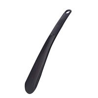 Fitlyiee Extra Long Handle Shoe Horn Plastic Durable Sturdy Shoehorn for Shoes or Boots (Black)