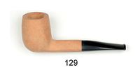 Savinelli Pipe grezza (Waxed) Model 129 with 9mm Hole