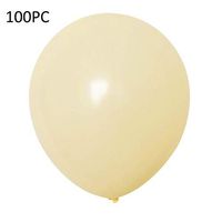 Meet&sunshine 10 Inch Round Birthday Party Wedding Balloon (White)