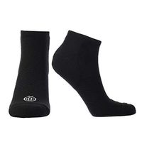 Doctor's Choice Plantar Fasciitis Compression Socks, Arch Support for Men & Women, 10-20 mmHg Compression (Black, Large)