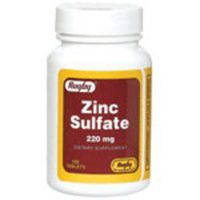 Special pack of 6 ZINC SULFATE CAPSULES 220MG CYPR 100 CAPSULES X 6