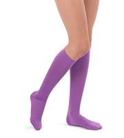 Jomi Compression Socks Women Collection, 15-20mmHg Microfiber 116 (Small, Purple)