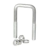 CE Smith Galvanized U-Bolt 1/2"-13 X 1-9/16" X 4-1/16" Square Bend