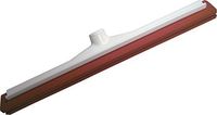Carlisle 36691800 Flo-Pac Soft Double Foam Rubber Floor Squeegee with Plastic Frame, 18" Length, Red