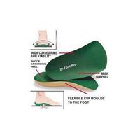 Dr Foot Pro Supination Insoles (3/4 Length) Pair Extra Large