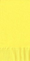 200 Yellow Dinner / Hand Towel Napkins Plain Solid Colors