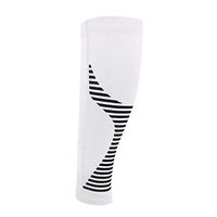 Jophufed Calf Compression Cuff Compresses The Sock Splint to Prevent Calf Injury and Relieve Cramps.(White，M)