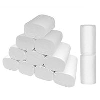 Toilet Paper, 12 Double Rolls,Multifold Paper Toilet Roll Paper Soft Absorbent Tissues Paper,Bath Tissues Paper Towels