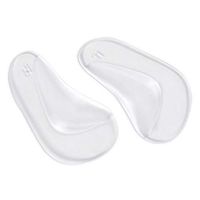 Love Ever US 5Pairs Shoe Insoles Arch Support Cushions Flat Feet Correction Adhesive Arch Gel Pad for Plantar Fasciitis, Flat Feet Orthotic Cushion, Foot Pain and Relieve Pressure - Clear