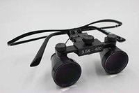 NORTHOPE L50G Big Field High-Definition Surgical Surgery Medical Binocular Magnifying Dental Loupes 3.5X with Nickel Alloy Half Frame