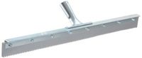 Haviland 01424SE EPDM Rubber Non-Marking Standard Duty Serrated Applicator Squeegee, 24" Length, Gray