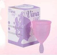 RONSHIN Silicone Menstrual Cups, Ruby Cups Feminine Hygiene Cups, FDA Approved, Safe & Reusable - S/L
