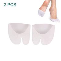 Gel Toe Caps, Messar 2 PCS Gel Half Full Toe Caps Covers Sleeves Protectors for Women/Men with Breathing Hole Ball of Foot Cushion Metatarsal Pads for Callus Cushion and Blister Pads (Style 1)