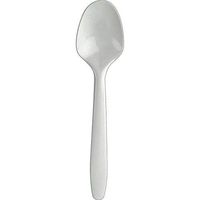 Sustainable Earth 905186 Plastic Tea Spoons Medium-Weight White 300/Bx (Seb40138-Cc)