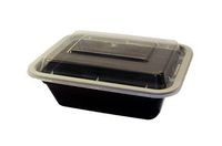 Specialty Quality Packaging MT6110B Microwavable Container, 5" x 4" Rectangle, Combo 150 (Pack of 150)