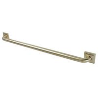 Kingston Brass DR614327 Claremont 32" Decorative Grab Bar, Brushed Brass