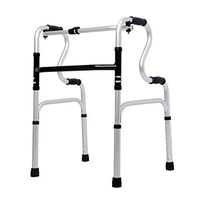 SNLY Dual Riser Folding Unwheeled Walking Frame,Adjustable Foldable Walking Rehabilitation Equipment - Guaranteed Longevity & Superior Support for Seniors