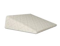 Brentwood Home Gel Infused Memory Foam Therapeutic Foam Bed Wedge Sleep Pillow - 100% Made in USA - CertiPUR-US - Washable Organic Cotton Cover, 13" x 24" x 24"