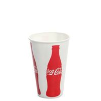 Apex C-KCP12(Coke) Karat Paper Cold Cup,"Coca-Cola" Print Total 50 Pcs (12oz 84mm)