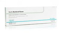 Dermarite Industries 25 Piece Sterile Bordered Gauze Advanced Wound Care, 0.525 Pound