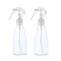 Warmshine 2 Pack 200ML Plastic Cleaning Hand Trigger Spray Bottle Empty Garden Water Clear Gardening Tool