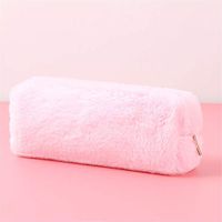 Makeup Bag Pencil Case,Cute Plush Fuzzy Pencil Case Pouch Bag Travel Toiletry Bag Cosmetic Make Up Organizer for Women and Girls