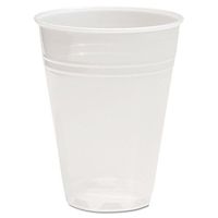 Boardwalk TRANSCUP7CT Translucent Plastic Cold Cups, 7oz, 100/Bag, 25 Bags/Carton