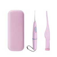 HEALLILY Ear Cleaning Tools Set Ear Pick with Light Ear Scraper Ear Spoon Ear Wax Removal Tools Children Ear Cleaner for Baby Olds (Pink)
