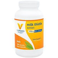 The Vitamin Shoppe Milk Thistle Extract 175mg Capsules, Silymarin Extract for Healthy Liver Support – Seed/Fruit Once Daily Complex for Detoxification Pathways, and Overall Liver Health (300 Capsules)