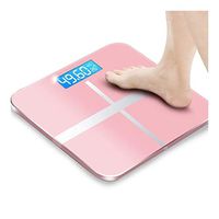 Lfsp Smart Scales, Digital Body Fat Scale, Electronic Bathroom Scales Body Fat Content Displayed 26cm 26cm (Color : A)
