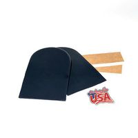 BML Biomechanical Heel Wedges, Pair (Small, Gray [Super Soft])