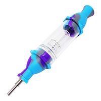 Silicone Honey Straw Water Filtering (Purple&Blue)