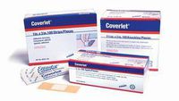 Bandage Adhesive Coverlet 4-Wing 3" x 3" Box of 50 - Jobst 385 by Coverlet