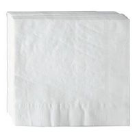 AmerCare 8.25 Inch x 8.25 Inch White 2-Ply Dinner Napkins, Case of 3000