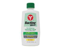 Bactine MAX Pain Relieving Cleansing Liquid with 4% Lidocaine, 4 Ounce (Pack of 3)